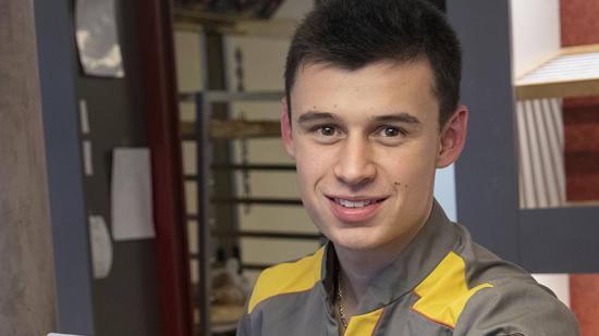 Emile Jeannenot, de meilleur jeune boulanger de France et meilleur apprenti français - Crédit David Cesbron