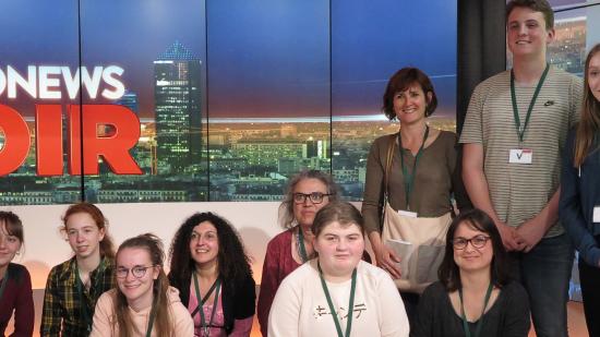 Journée à Lyon pour les lycéens de Mathias (Chalon-sur-Saône, 71) et Les Haberges (Vesoul, 70), vainqueurs du concours BFC Reporter - Crédit Région Bourgogne-Franche-Comté