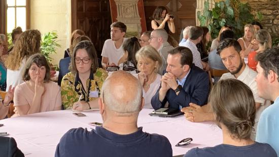 Deuxième « escale » du projet MATRICE « patrimoine et numérique », soutenu par la Région Bougogne-Franche-Comté, mardi 18 juin 2019 au château du Clos de Vougeot - crédit photo Région Bourgogne-Franche-Comté