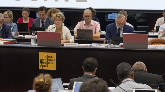 Assemblée plénière du Conseil régional de Bourgogne-Franche-Comté - 27 et 28 juin 2019 à Dijon Crédit David Cesbron