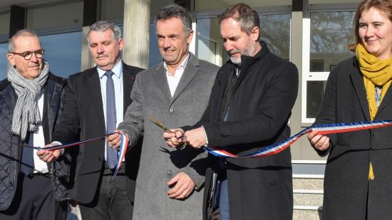 Inauguration du lycée Germaine Tillion à Montbéliard (25) après les 14 millions d'investissement de la Région Bourgogne-Franche-Comté, mercredi 15 janvier 2020 - Photo DR