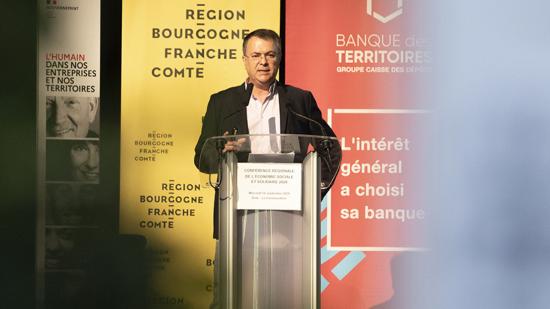 Conférence régionale de l’ESS – 16 septembre 2020 à Dole (39) – Photo David Cesbron / Région Bourgogne-Franche-Comté