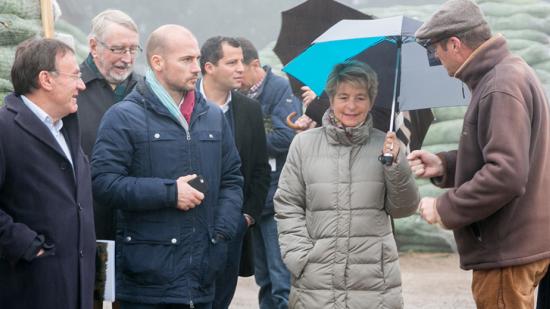 Visite des pépinieres Naudet à Planchez (58) - Photo DR