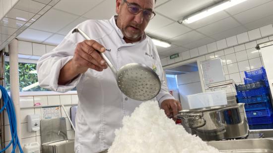 Fabrice Piguet, producteur de sel à Salins-les-Bains (39) - Photo DR