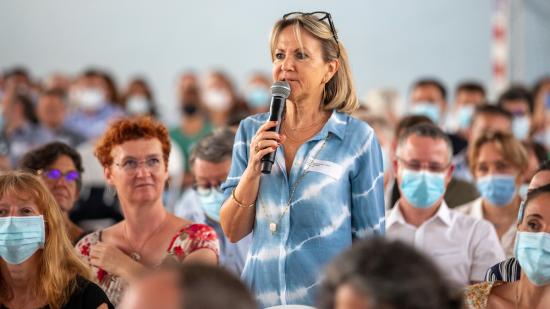 Réunion des proviseurs, adjoints et gestionnaires des 129 lycées à Brochon, 13 juillet 2022 - Photo Région Bourgogne-Franche-Comté Xavier Ducordeaux