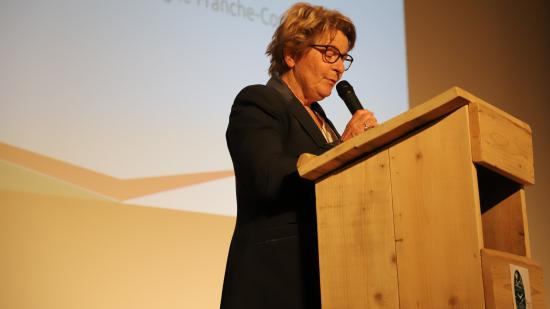 Marie-Guite Dufay, présidente de la Région Bourgogne-Franche-Comté, vendredi 1er juillet 2022 - Photo DR