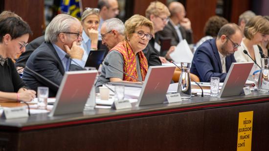 Assemblée plénière du Conseil régional de Bourgogne-Franche-Comté, vendredi 21 octobre 2022 - Photo Xavier Xavier Ducordeaux 