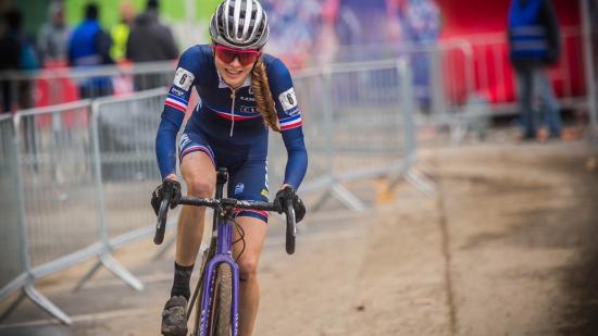 Line Burquier, coureuse cycliste française spécialiste du cyclocross et du VTT cross-country - Photo DR