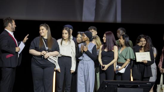 Cérémonie nationale de la compétition Je filme le métier qui me plaît, jeudi 25 mai 2023 à Paris - Photo Région Bourgogne-Franche-Comté Emmanuelle Baills