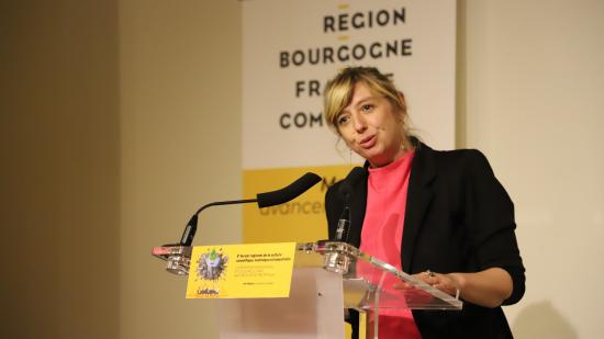 Laëtitia Martinez, vice-présidente en charge de l’enseignement supérieur, la recherche, l’égalité réelle et la laïcité, jeudi 15 juin 2023 - Photo Région Bourgogne-Franche-Comté Christophe Bidal