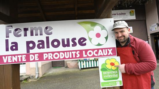 Julien Andlauer, créateur de la ferme La Palouse, à Anjoutey (90) - Photo Laurent Cheviet