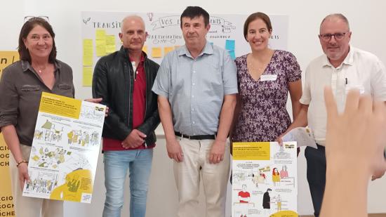 Le maire de Loulans-VerchaPrésentation du projet Village du Futur, mercredi 13 septembre 2023 - Photo DR
