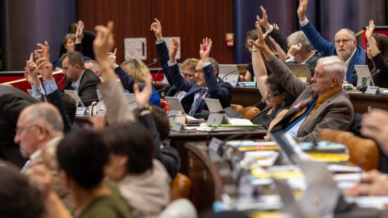 Assemblée plénière de la Région Bourgogne-Franche-Comté, vendredi 20 octobre 2023 à Dijon - Crédit Xavier Ducordeaux