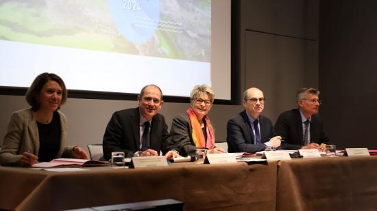 Signature convention Etat - Région - Agences de l'eau