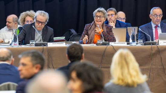 Marie-Guite Dufay, Présidente de la Région. Photo : Xavier Ducordeaux