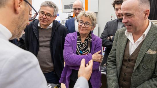 Présentation du projet SAMI. Photo : Xavier Ducordeaux