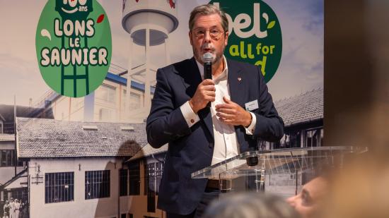 Antoine Fiévret, président du conseil d’administration du groupe Bel. Photo : Xavier Ducordeaux