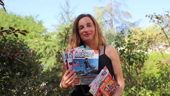 Myriam Alizon, fondatrice de l'entreprise « A fond ! » à Varzy (Nièvre) - Photo Océane Lavoustet