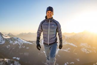 Vincent Defrasne, champion olympique et créateur de la marque de vêtements de montagne éco-conçue AYAQ - Photo © Nils Louna