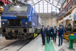 Bruno Bonnell, en visite à Belfort