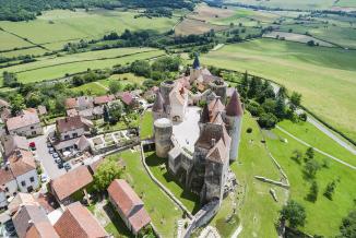 Château de Châteauneuf-en-Auxois (21), propriété de la Région Bourgogne-Franche-Comté - Photo Ch Fouquin