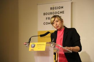 Laëtitia Martinez, vice-présidente en charge de l’enseignement supérieur, la recherche, l’égalité réelle et la laïcité, jeudi 15 juin 2023 - Photo Région Bourgogne-Franche-Comté Christophe Bidal