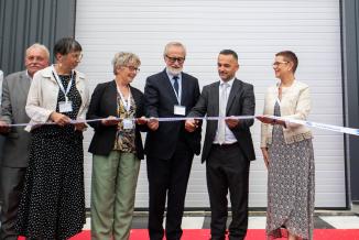 Inauguration des nouveaux locaux de l'entreprise Bourgogne Franche-Comté Signaux, jeudi 21 septembre 2023 à Chemaudin-et-Vaux (25) - Photo Steeve Crétiaux