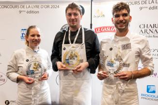 Clément Gavant, à droite, vainqueur de la Lyre de bronze 2024. Photo : Xavier Ducordeaux.