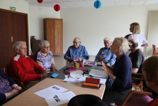 La Région Bourgogne-Franche-Comté soutient les projets culturels qui impliquent des publics dit « empêchés », qu’il s’agisse de personnes âgées, de prisonniers ou de personnes en situation de handicap - Photo Océane Lavoustet 