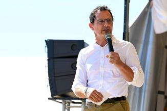 Jérôme Durain, président de la Région Bourgogne-Franche-Comté - Crédit Laurent Cheviet