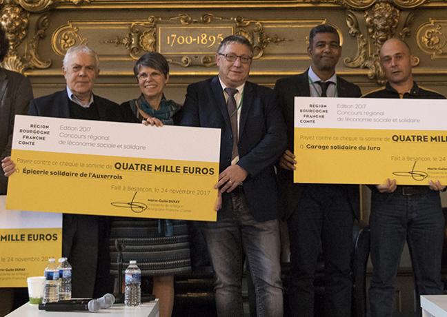 Remise de récompenses au concours de l’Economie sociale et solidaire -  Région  Bourgogne-Franche-Comté / David Cesbron