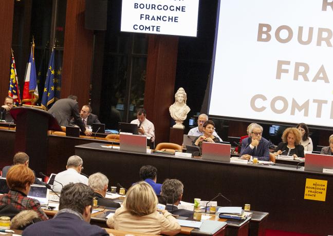 Assemblée plénière du Conseil régional de Bourgogne-Franche-Comté, jeudi 15 novembre 2018 - Crédit Région Bourgogne-Franche-Comté / David Cesbron