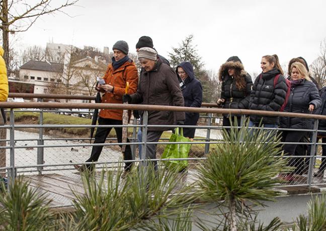 Visite de l’éco-quartier des Rives du Bief à Longvic (21)mercredi 30 janvier 2019 - Crédit Région Bourgogne-Franche-Comté / David Cesbron