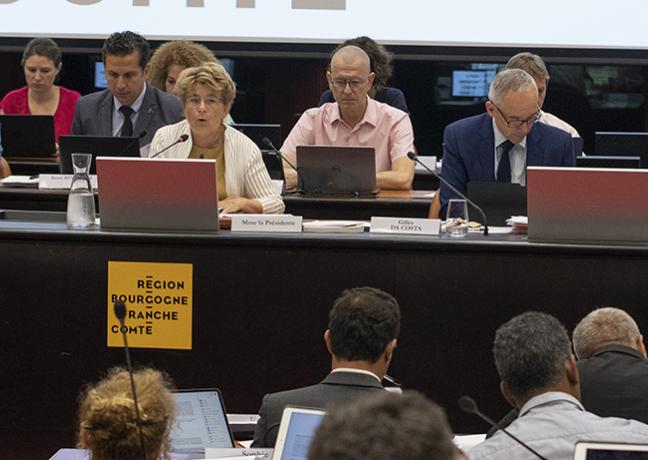 Assemblée plénière du Conseil régional de Bourgogne-Franche-Comté - 27 et 28 juin 2019 à Dijon Crédit David Cesbron