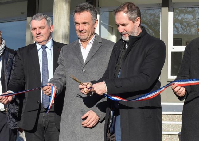 Inauguration du lycée Germaine Tillion à Montbéliard (25) après les 14 millions d'investissement de la Région Bourgogne-Franche-Comté, mercredi 15 janvier 2020 - Photo DR