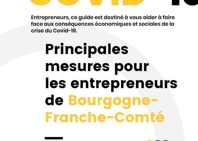 Covid-19 - Principales mesures pour les entrepreneurs de Bourgogne- Franche-Comté