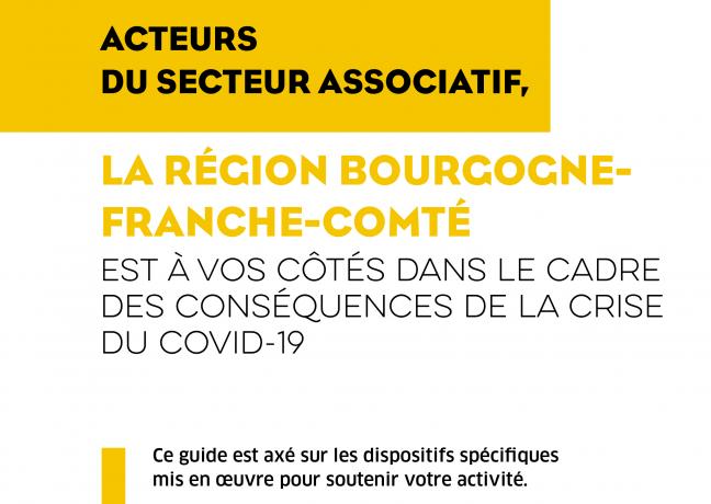 Covid-19 - La région Bourgogne-Franche-Comté aux côtés des acteurs du secteur associatif dans le cadre des conséquences de la crise