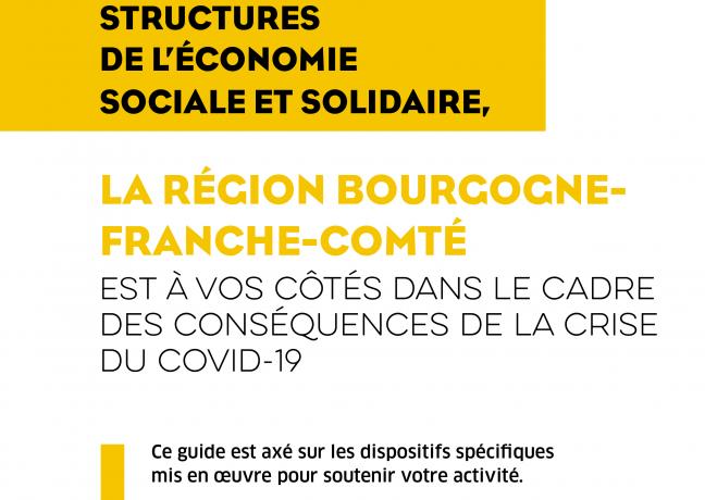 Covid-19 - La région Bourgogne-Franche-Comté aux côtés des structures de l'ESS dans le cadre des conséquences de la crise