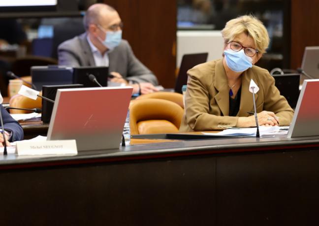 Assemblée plénière du Conseil régional de Bourgogne-Franche-Comté, lundi 16 novembre 2020 - Photo David Cesbron