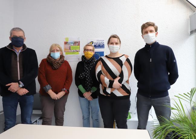 : Une partie de l’équipe du SASTI – Photo © Région Bourgogne-Franche-Comté