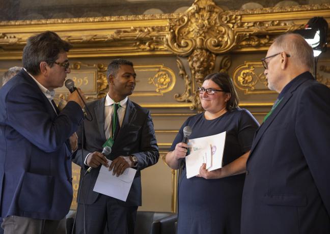 Remise du Prix de l'ESS à Dijon - Photo Région Bourgogne-Franche-Comté David Cesbron