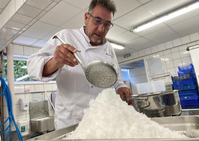 Fabrice Piguet, producteur de sel à Salins-les-Bains (39) - Photo DR