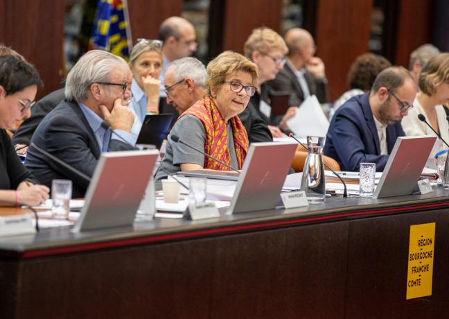 Assemblée plénière du Conseil régional de Bourgogne-Franche-Comté, vendredi 21 octobre 2022 - Photo Xavier Xavier Ducordeaux 