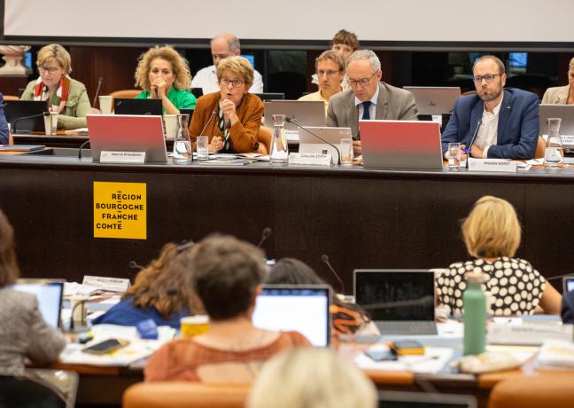 Assemblée plénière du Conseil régional de Bourgogne-Franche-Comté, juin 2022 - Photo DR