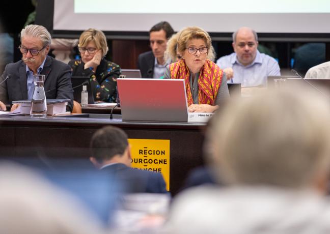 Assemblée plénière de la Région Bourgogne-Franche-Comté, vendredi 21 octobre 2022 - Photo DR