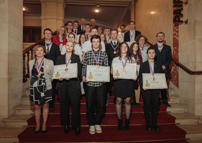   Cérémonie de remise de prix du concours des Meilleurs apprentis de France 2022, 17 février 2023 à Paris - Photo DR  