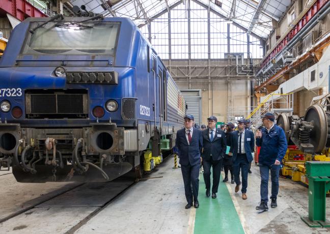 Bruno Bonnell, en visite à Belfort