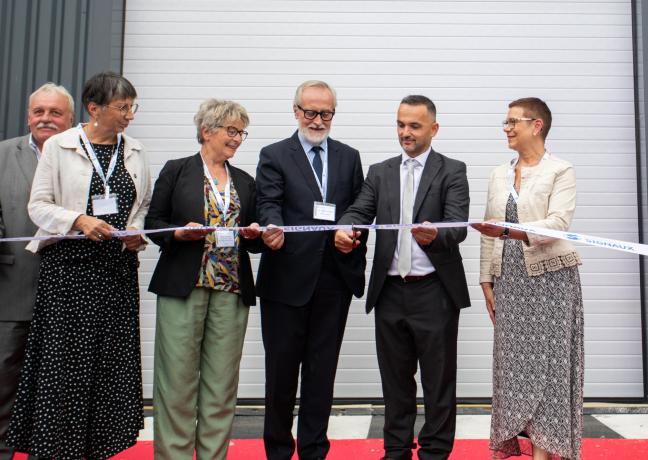 Inauguration des nouveaux locaux de l'entreprise Bourgogne Franche-Comté Signaux, jeudi 21 septembre 2023 à Chemaudin-et-Vaux (25) - Photo Steeve Crétiaux