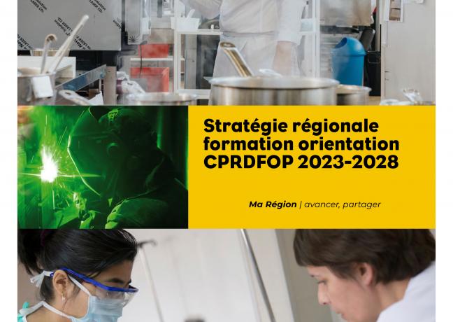 Stratégie régionale formation orientation CPRDFOP 2023-2028