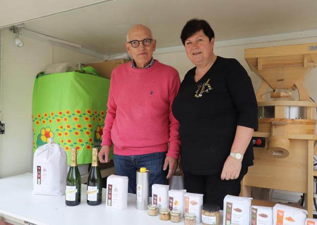 Valérie et Henri Mutin, agriculteurs à Massingy (Côte-d’Or) - Photo DR